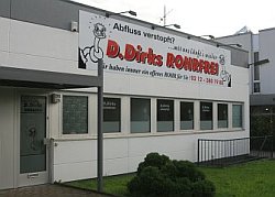 Gebäude der Rohrreinigung Dirks.